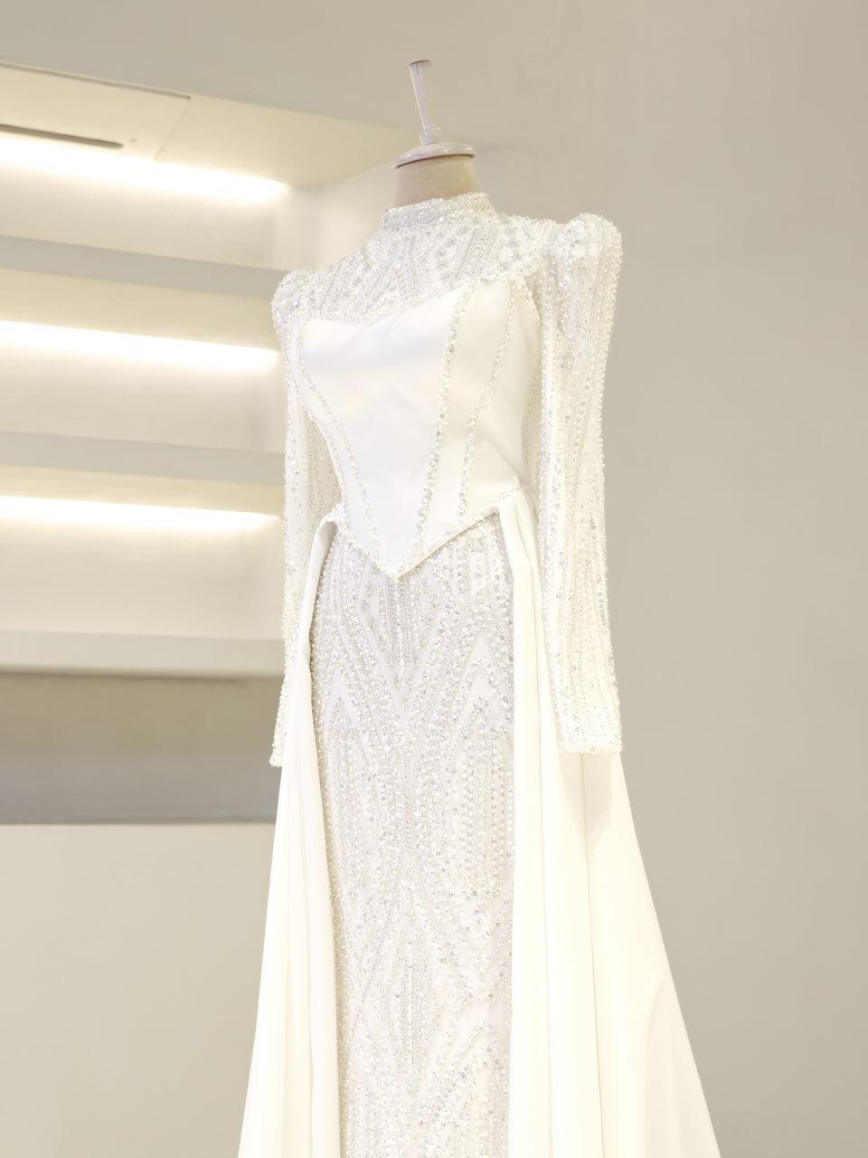 Couture Walsa Modest Evening Dress